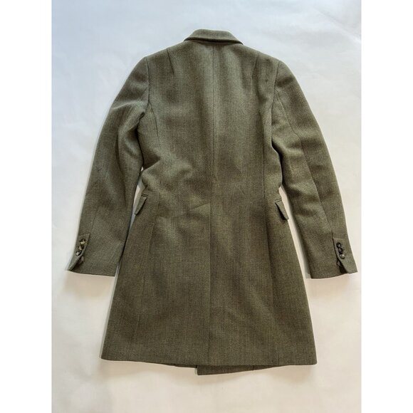 Yves Saint Laurent Double Breasted Overcoat in Green - Picture 5 of 5